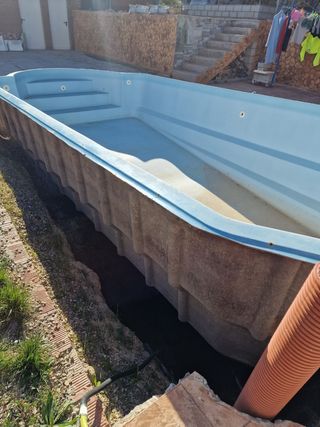 Piscina de fibra de vidrio