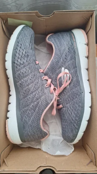 Zapatillas Skechers Flex Appeal 3.0 Gris/Rosa