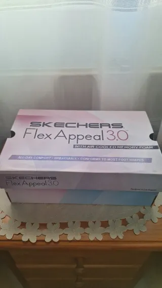 Zapatillas Skechers Flex Appeal 3.0 Gris/Rosa