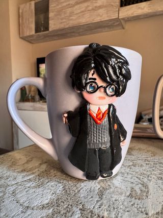 Taza Caricatura Harry Potter Cerámica