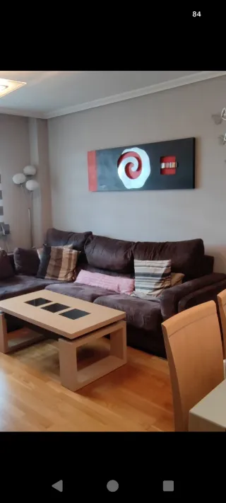 Quadri Moderni in Metallo e Legno Arancione e Viola