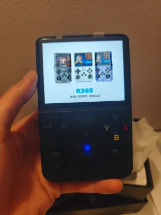 Gameboy Retro Negro rs36