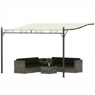 Pérgola de Pared 2,5x3,5m Ori Beige/Gris