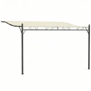Pérgola de Pared 2,5x3,5m Ori Beige/Gris