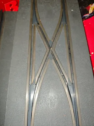 Pista Scalextric cambio de carril