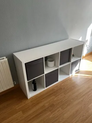 Estantería modular blanca