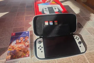 Nintendo Switch Blanca + Accesorios