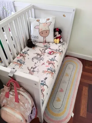 2 Cunas SUNDVIK en color blanco, 60x120