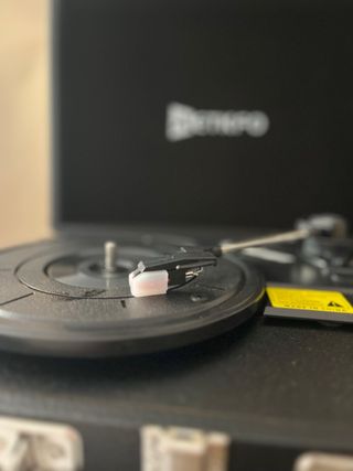 Giradischi AETKFO C210 Nero/Arancione