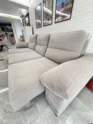 Sofá CHAISELONGUE 3 cuerpos extensible