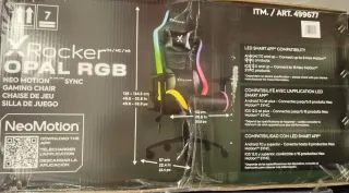Silla Gamer X Rocker Opal RGB NUEVA A ESTRENAR!