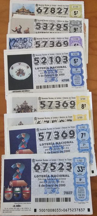 Lotería Nacional Billetes (2000)