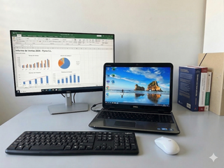 PORTATIL DELL | 500GB SSD NUEVO | BATERÍA 100%