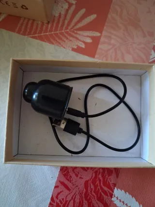 Mini cámara de vigilancia negra