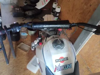 Manillar de moto completo