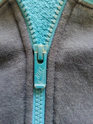 Felpa Nike con Zip Blu Navy Uomo Taglia L