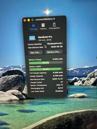 MacBook Pro 16 2019 Core i7 16GB 512GB SSD “Leer”