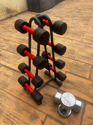 Rack Mancuernas 3 y 4 kg Salter