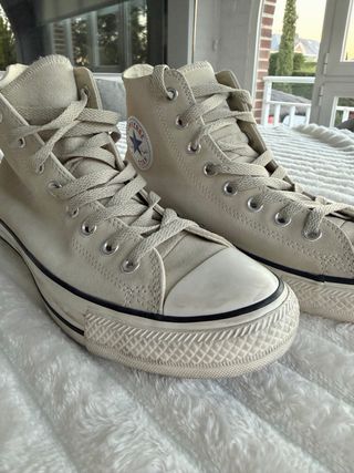 Converse All Star altas beige T41