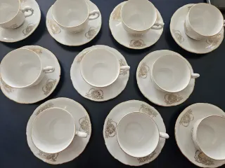 Servizio caffè Korok porcellana oro