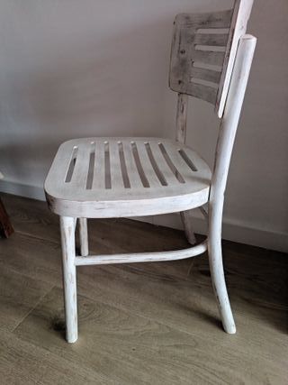 Silla rustica decorativa hecha a mano con mucho ca