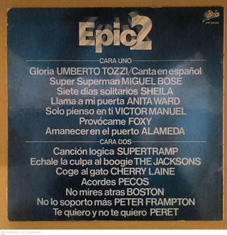 EPIC2 presenta EL DISCO DE ORO - LP 1979