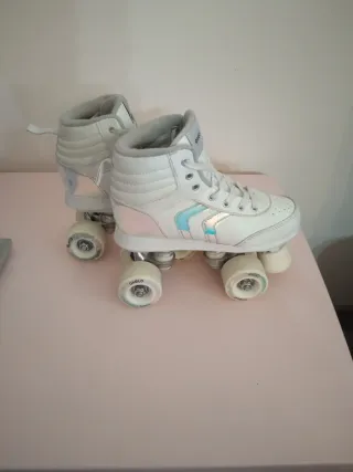 Patines Oxelo blancos talla 35