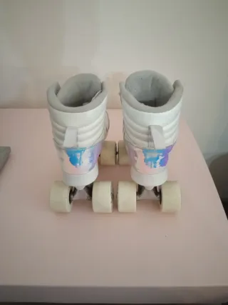 Patines Oxelo blancos talla 35