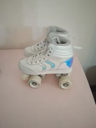 Patines Oxelo blancos talla 35