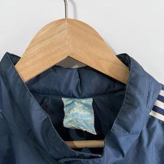 Cortavientos Adidas Original Vintage 3 Rayas Azul