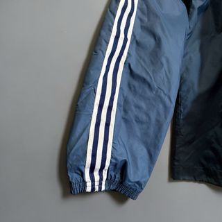 Cortavientos Adidas Original Vintage 3 Rayas Azul