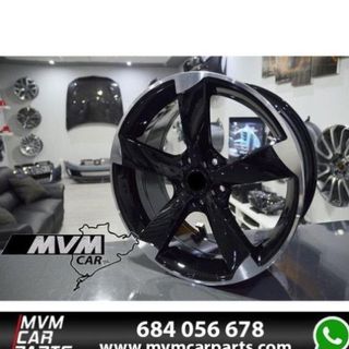 Kit 4 Llantas Audi Rotor Negra AU009