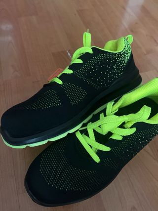 Zapatillas seguridad Portwest Talla 41 Negro/Verde