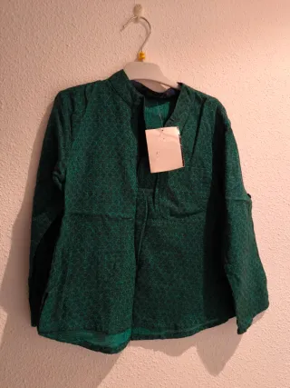 Camiseta verde niño estampado 4-6 años