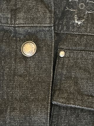 Completo jeans Louis Vitton nero