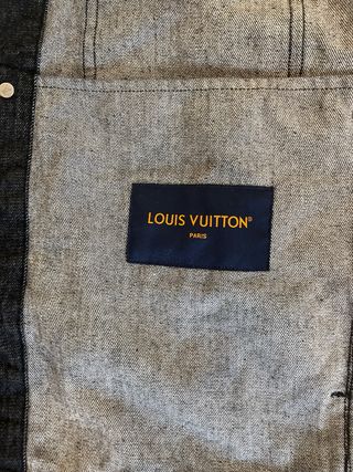 Completo jeans Louis Vitton nero