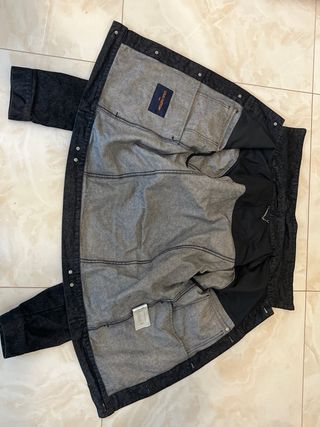 Completo jeans Louis Vitton nero