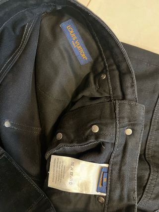 Completo jeans Louis Vitton nero