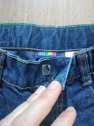 Conjunto niño 4-5 años polo blanco y jeans