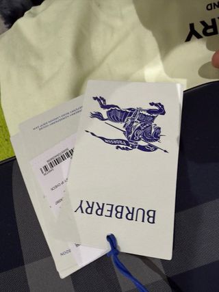 Riñonera Burberry Cuadros Gris