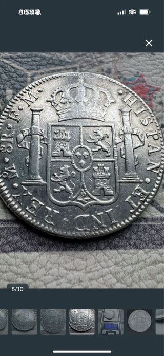 8 Reales Carlos IIII 1792