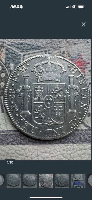 8 Reales Carlos IIII 1792