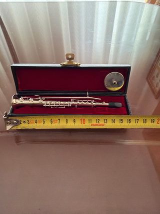 Saxofón Soprano Miniatura con Caja
