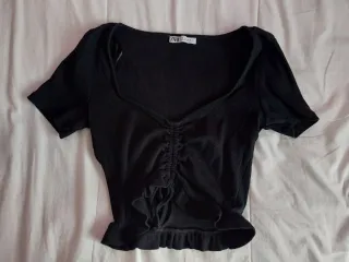 Top Zara Negro Zara