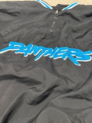 Reebok Carolina Panthers 90s 1/4 Zip Jacket
