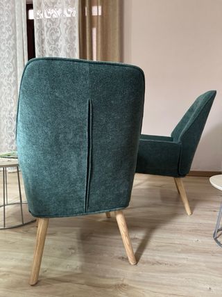 Coppia poltrone Vente-Unique verdi