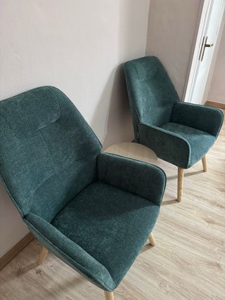 Coppia poltrone Vente-Unique verdi