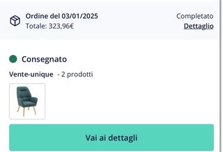 Coppia poltrone Vente-Unique verdi