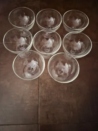 Calice di cristallo per dessert o cocktail