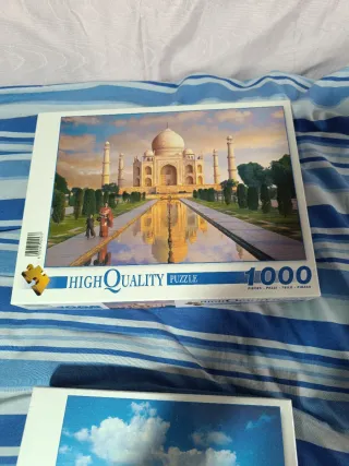 Puzzle 1000 Piezas Taj Mahal y Coral clementoni